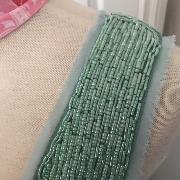 Beautiful Free People Beaded Velvet Dress, US 0 - Picture 6 of 8